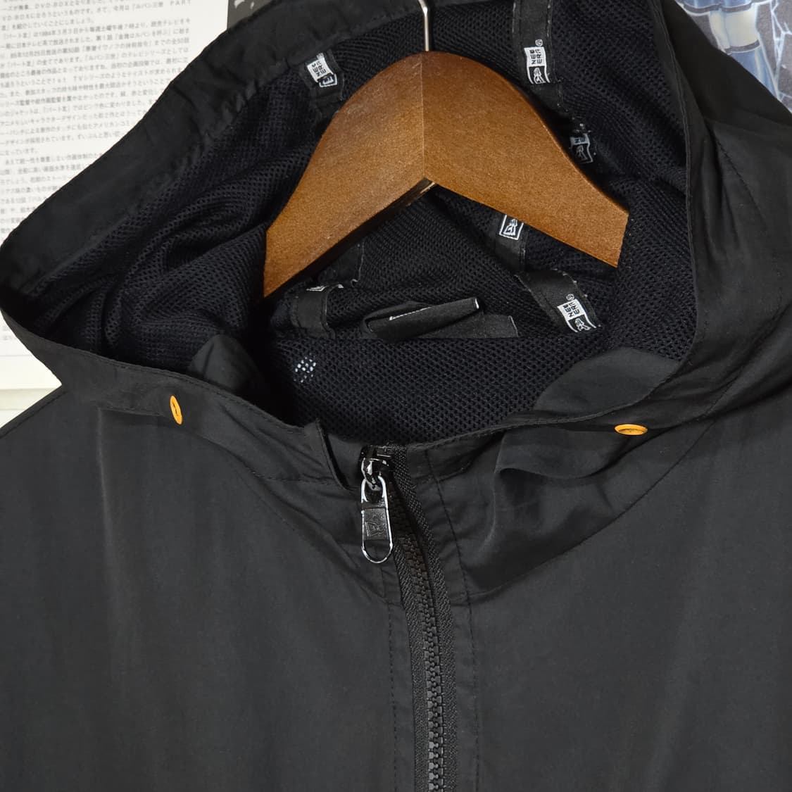 뉴에라 오버핏 바람막이 후드집업 상품이미지3