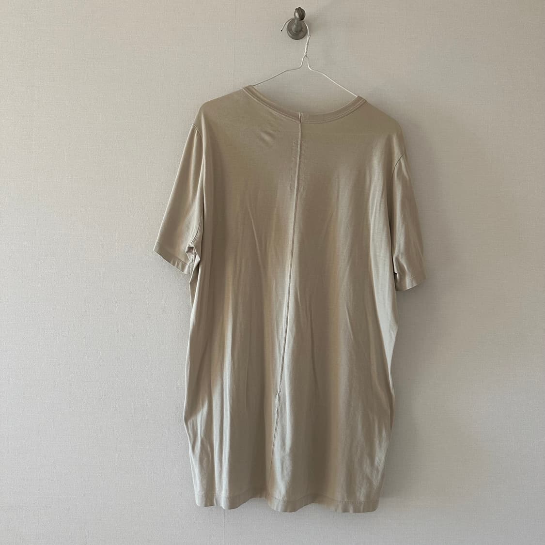 릭오웬스 EDFU S/S 23 베이지 반팔 상품이미지2