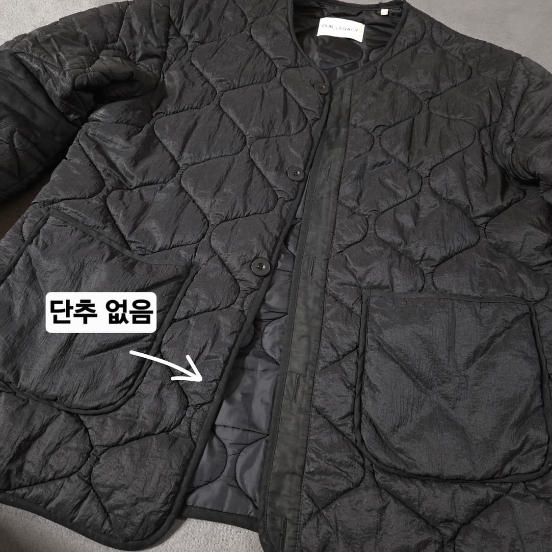 아워레가시 오버사이즈 퀼팅 라이너 깔깔이 자켓 50 상품이미지6
