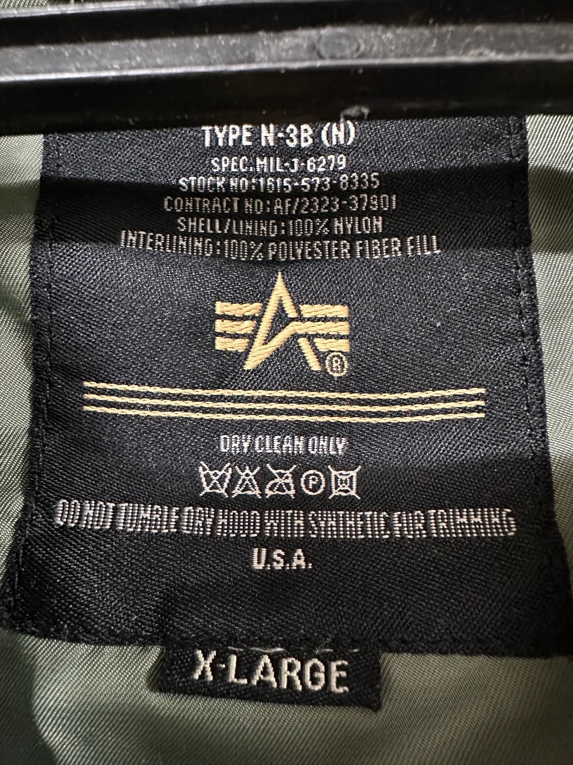 알파인더스트리 n3b 야상 점퍼 상품이미지6