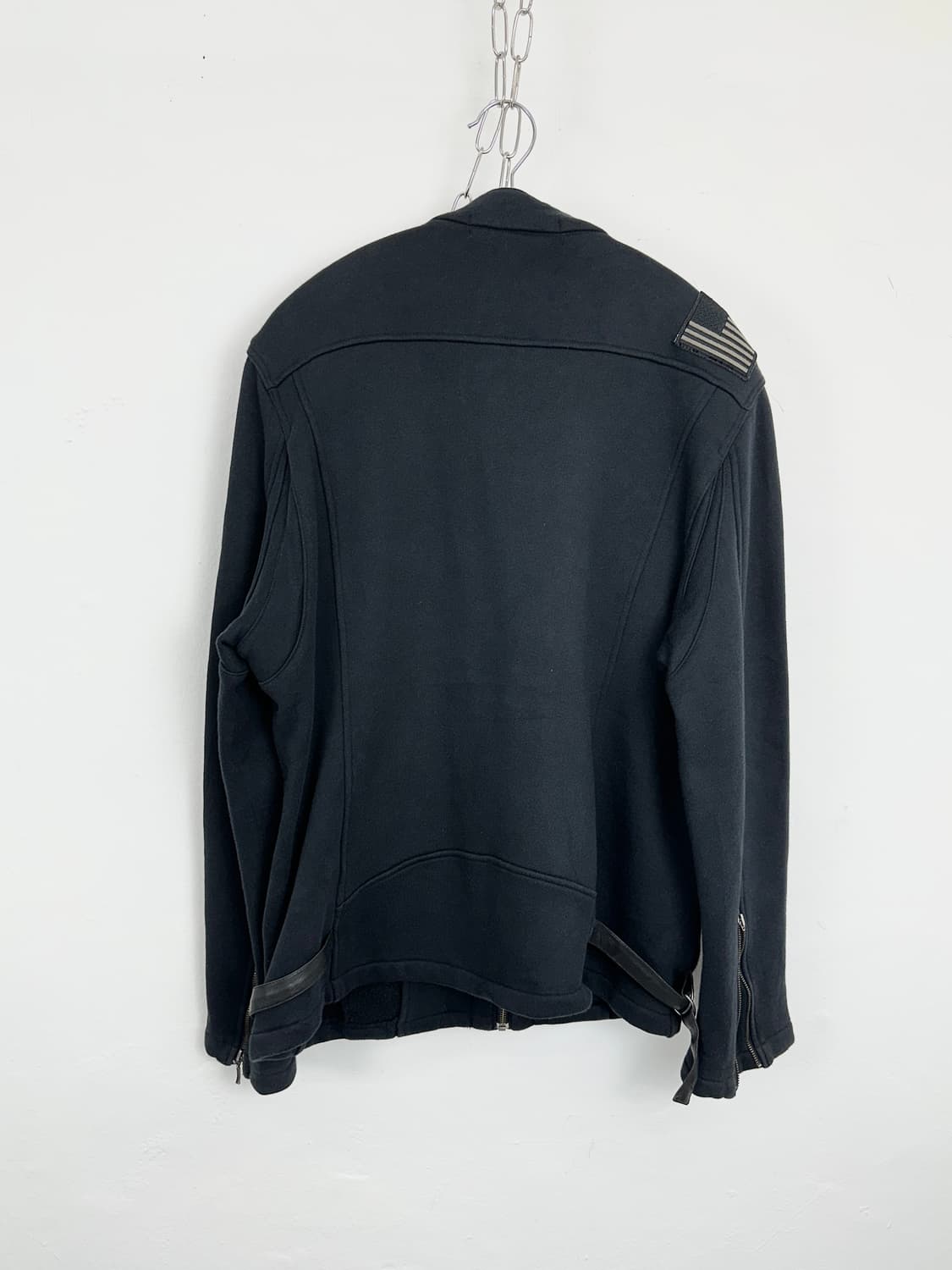 Pazzo Denim Store Flag Leather Strap Zip 상품이미지5