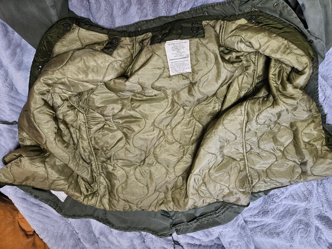 Og 미군M65 피쉬테일 s/r 개파카 내외피  상품이미지4