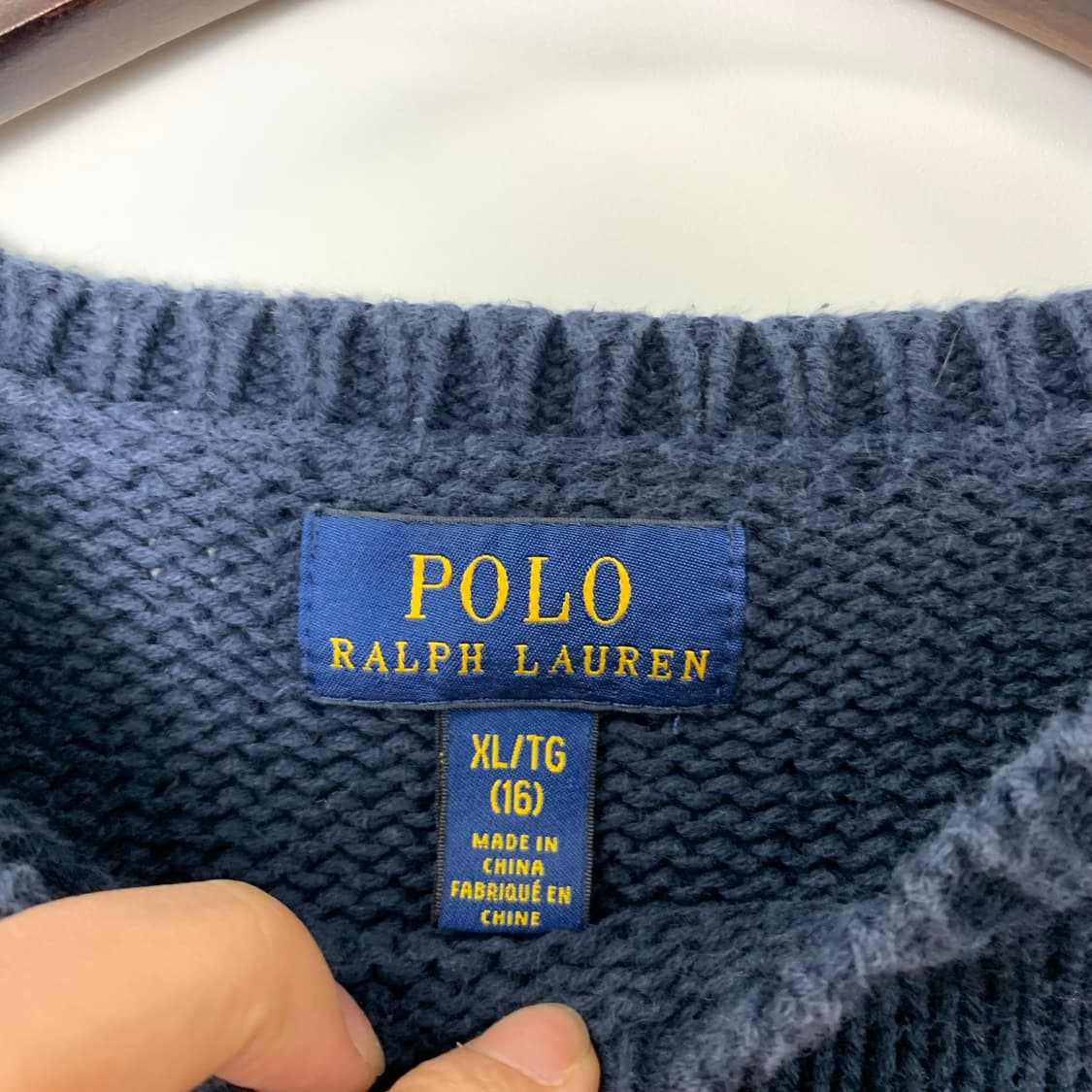 폴로 랄프로렌 성조기 네이비 니트 상품이미지6