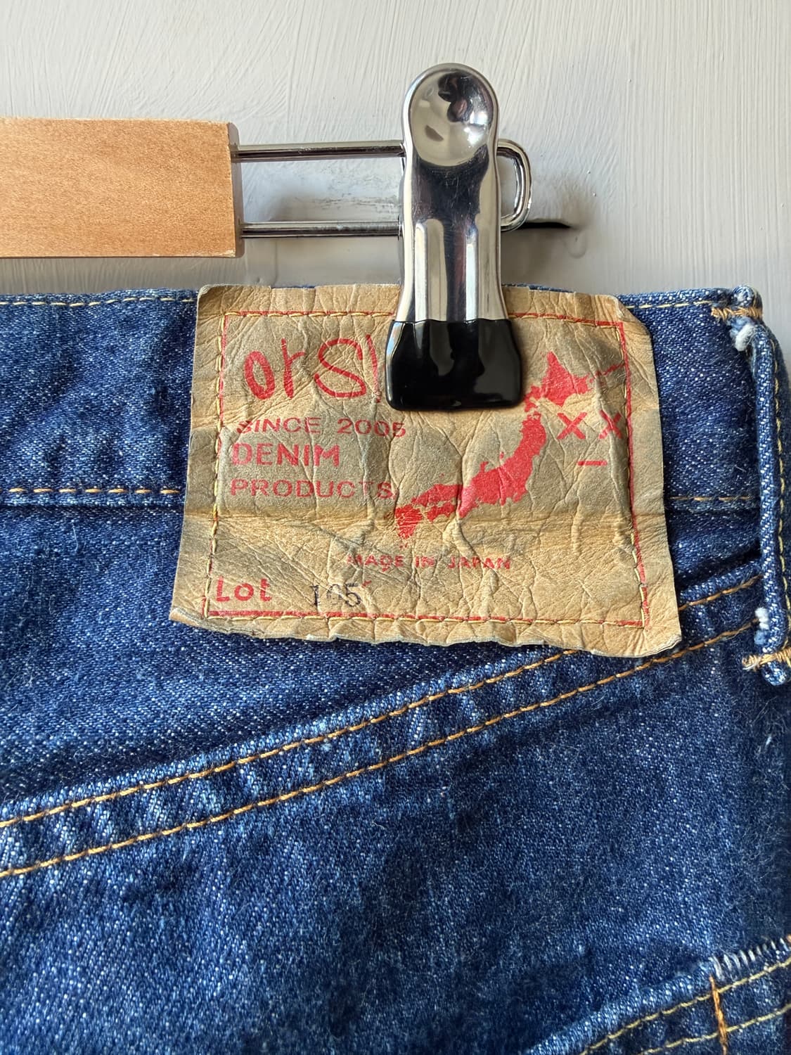 오어슬로우 105 셀비지 데님 3(-34in) 상품이미지8