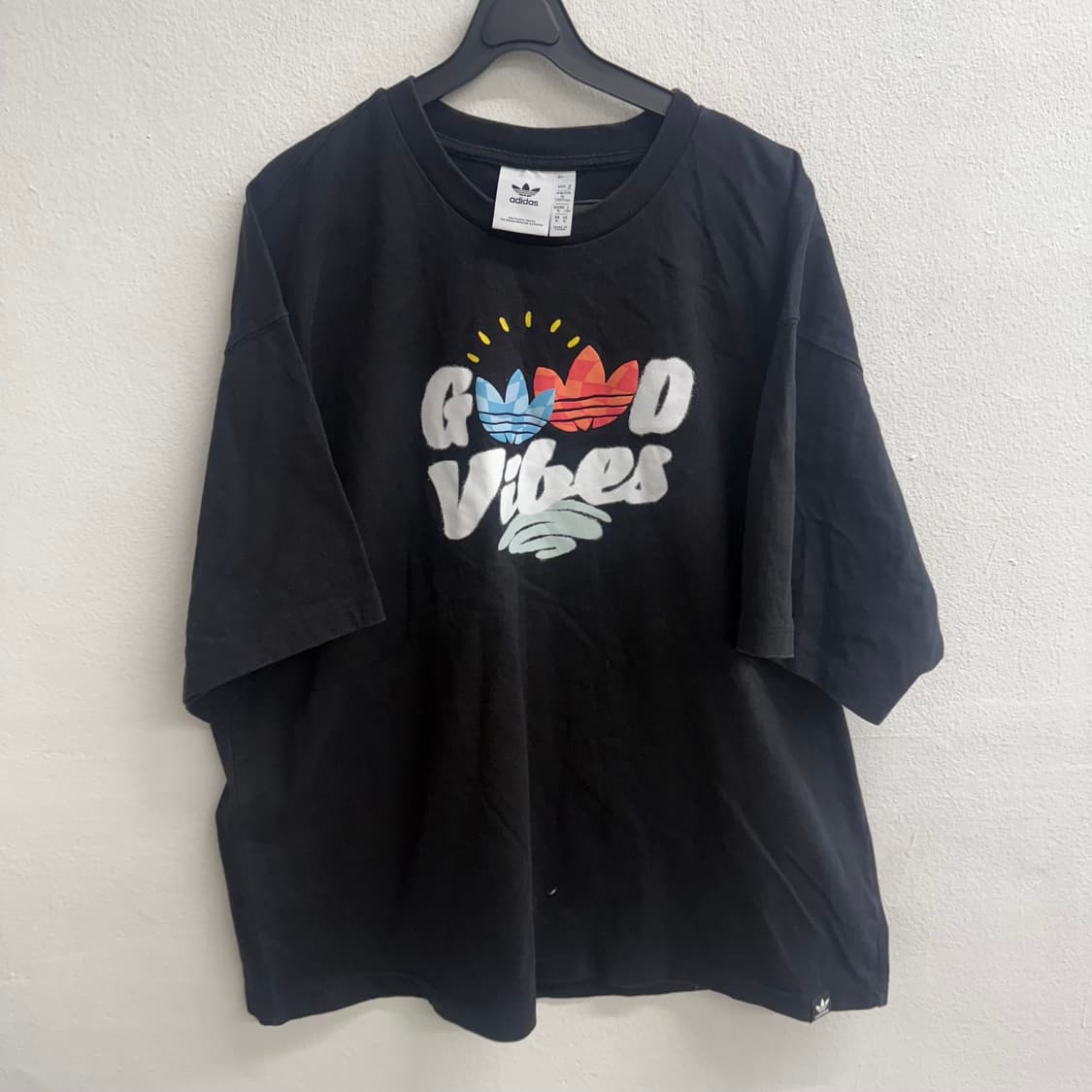 아디다스 Y2K 블락 반팔 티셔츠 (XL) 상품이미지1