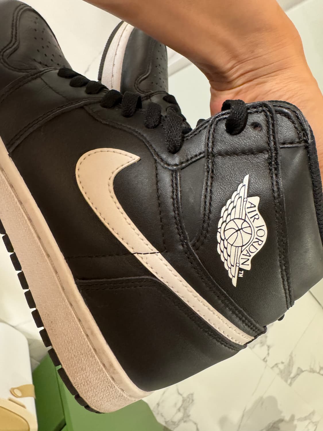 에어조던1 검흰 w255 상품이미지6