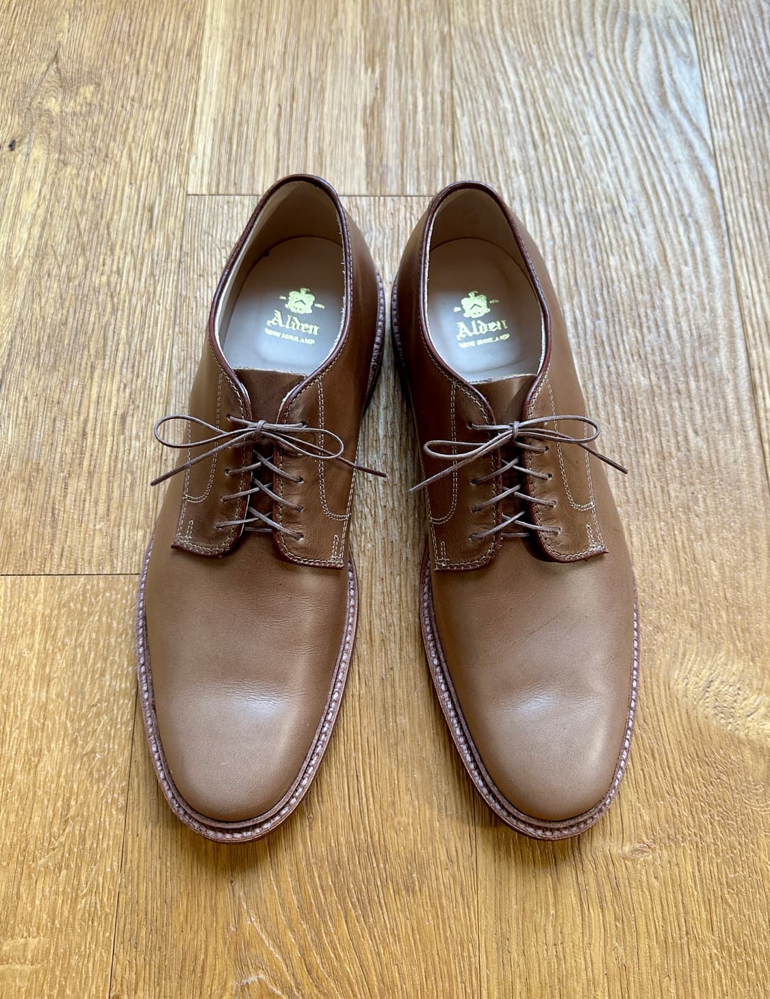 알든 29366 언라인드 플레인 토 더비 내추럴 크롬악셀 10.5D 신품 상품이미지2