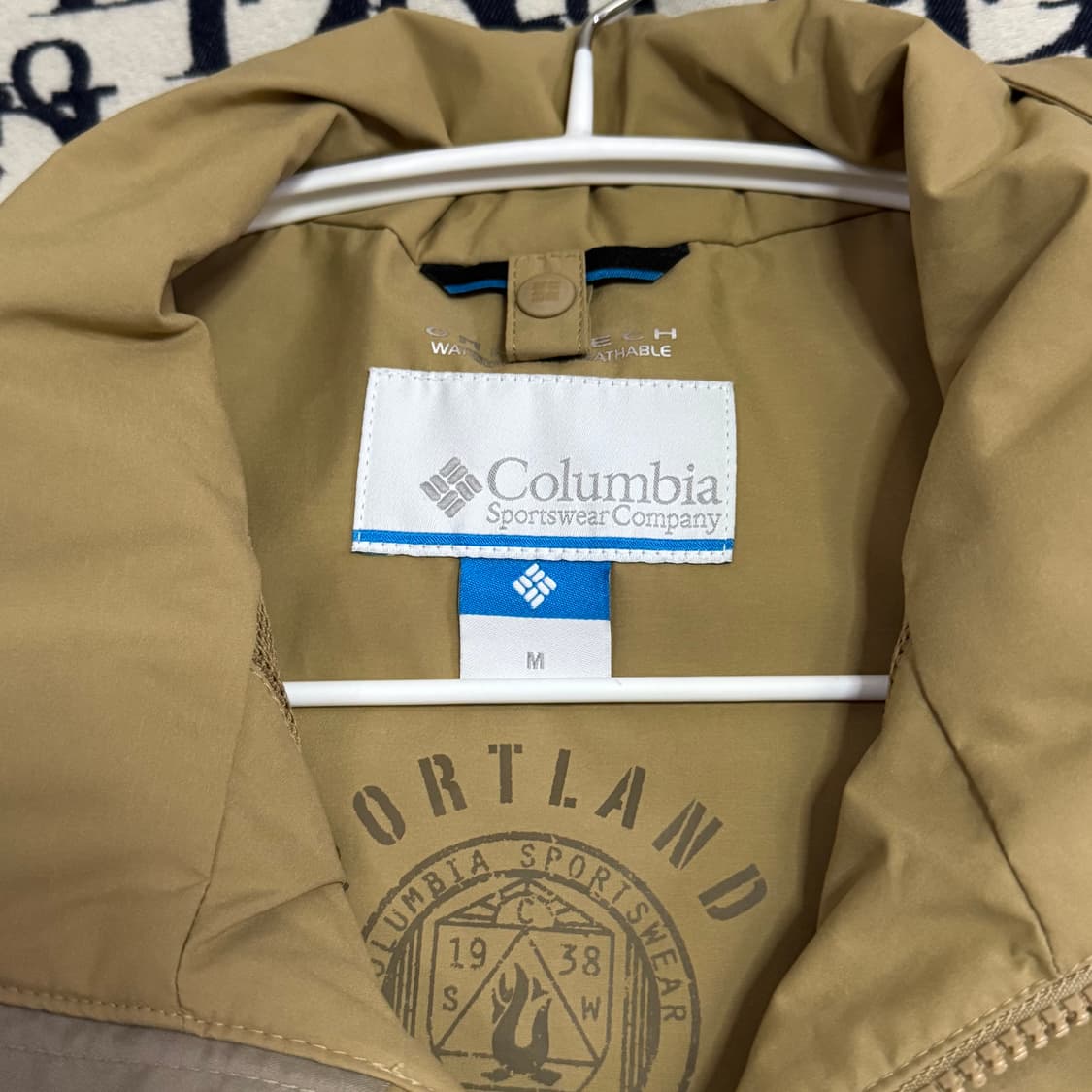 Columbia 남성 방수 자켓 베이지 M 상품이미지6