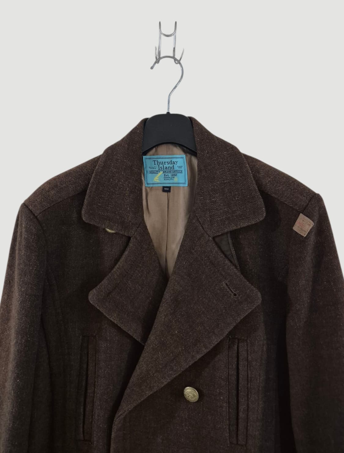 [95~100]써스데이 아일랜드 장교 울코트 상품이미지2