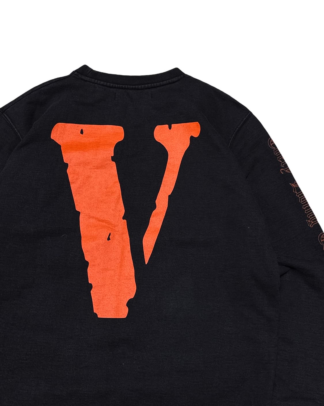 오프화이트 브이론 블랙 맨투맨 상품이미지2