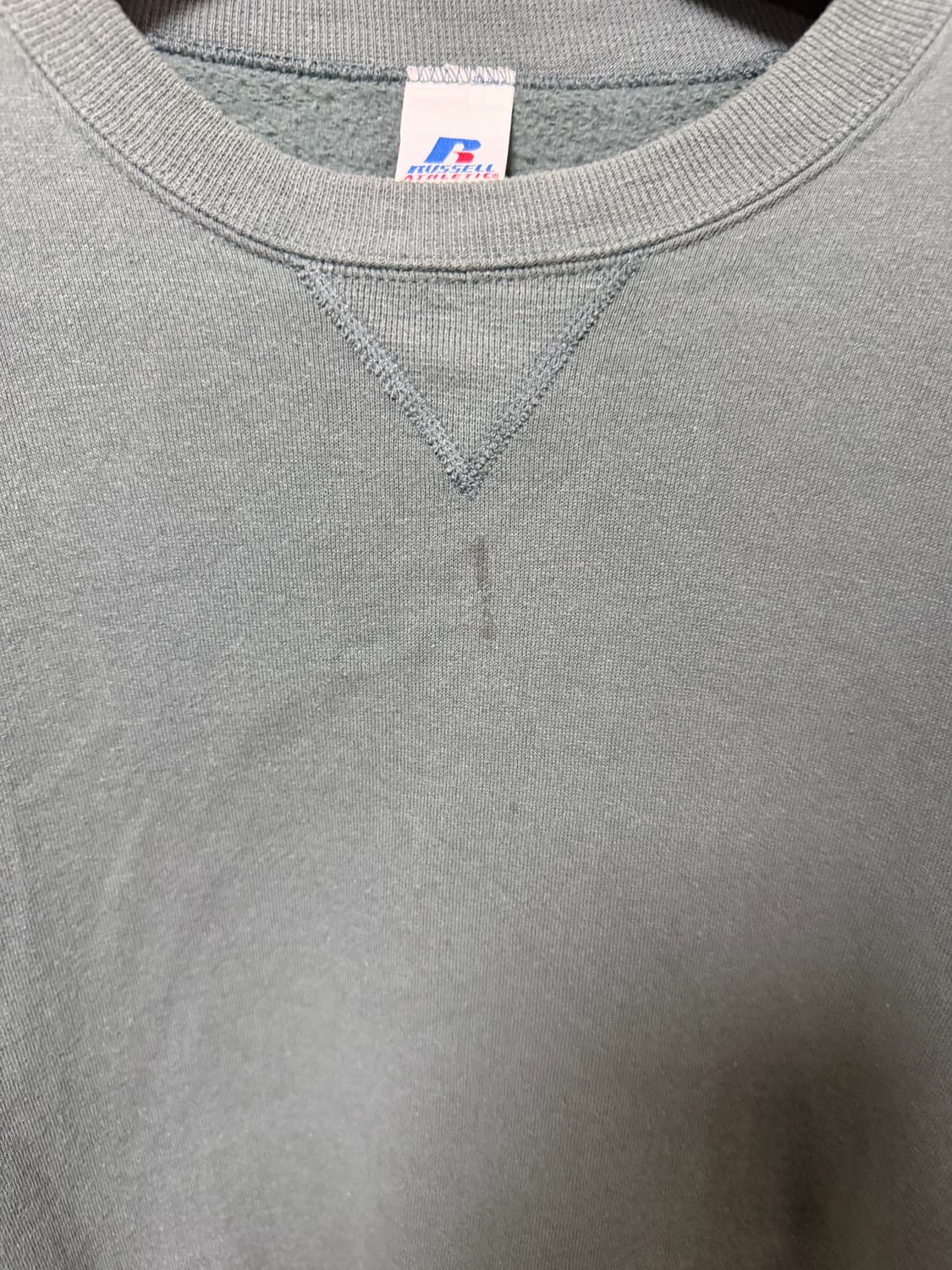 90s 빈티지 러셀 맨투맨  그린(L) 상품이미지3