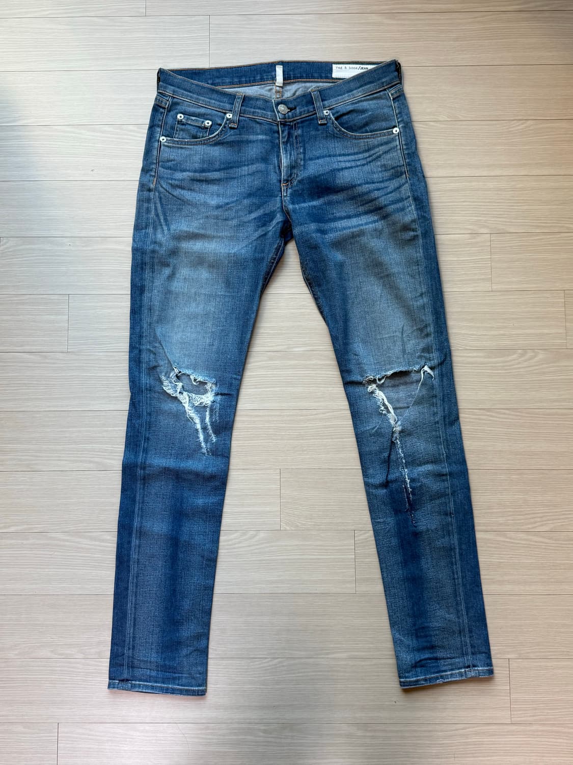 랙앤본(rag & bone) / JEAN 디스트레스드 스키니 데님 상품이미지1