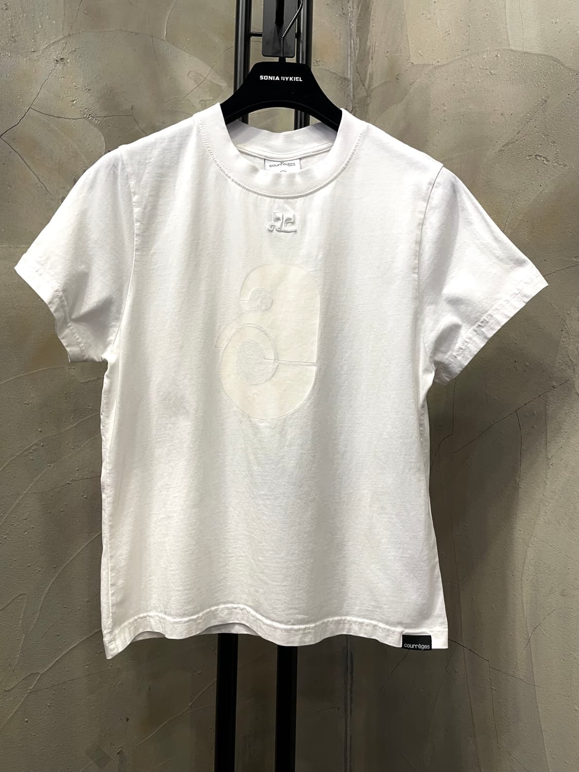 courreges 꾸레쥬 제니 반팔티 S 상품이미지2