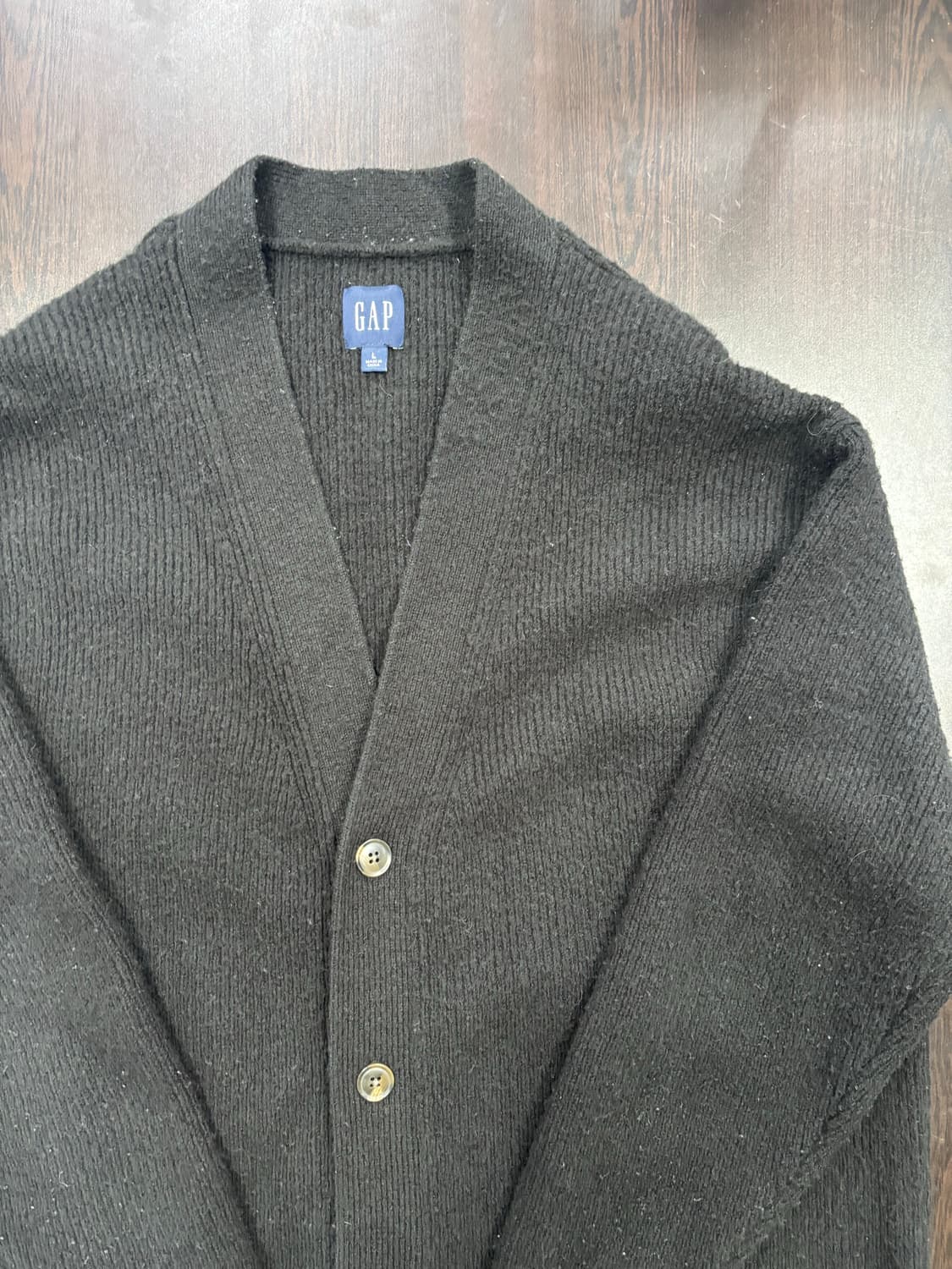 GAP 블랙 가디건 L사이즈 상품이미지2