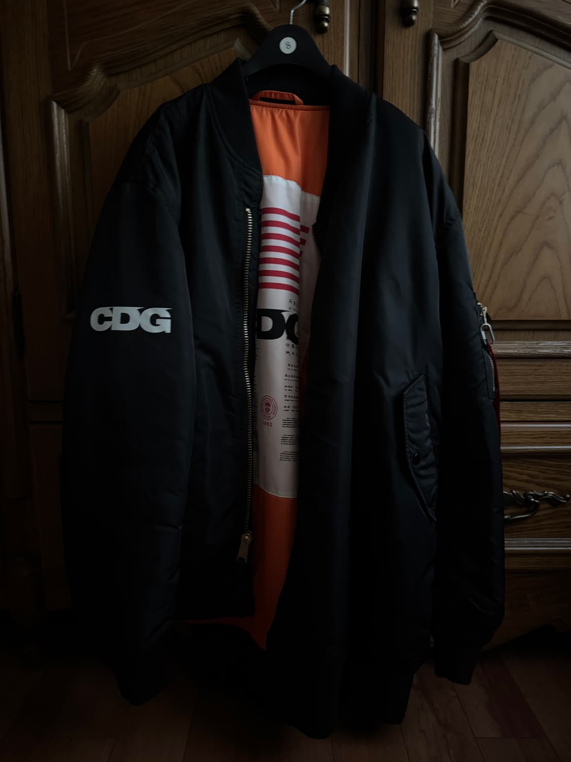 (L사이즈) CDG 꼼데가르송 MA-1  상품이미지1