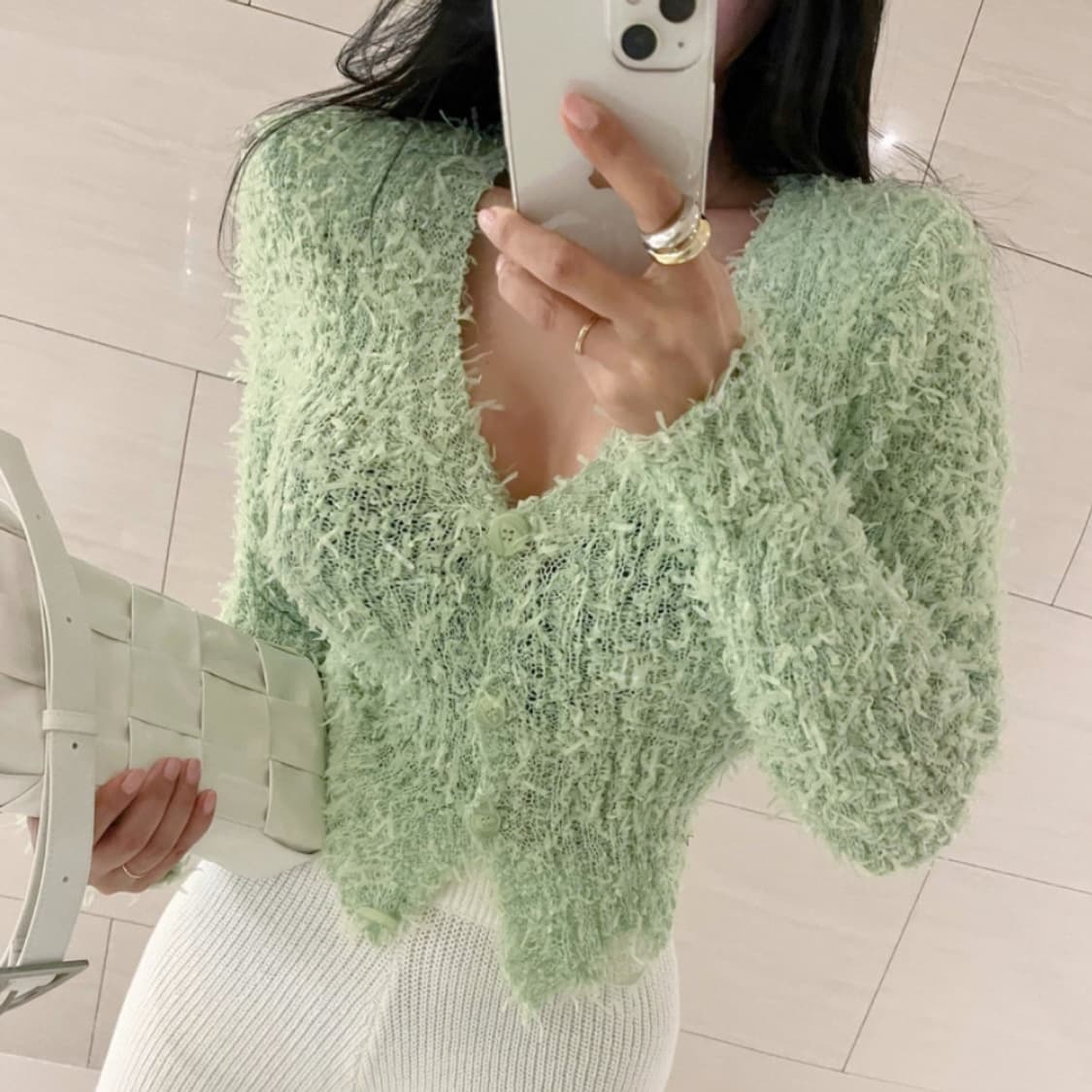 코즈캣(COZCAT) 러블리가디건 55-66 새상품 상품이미지2