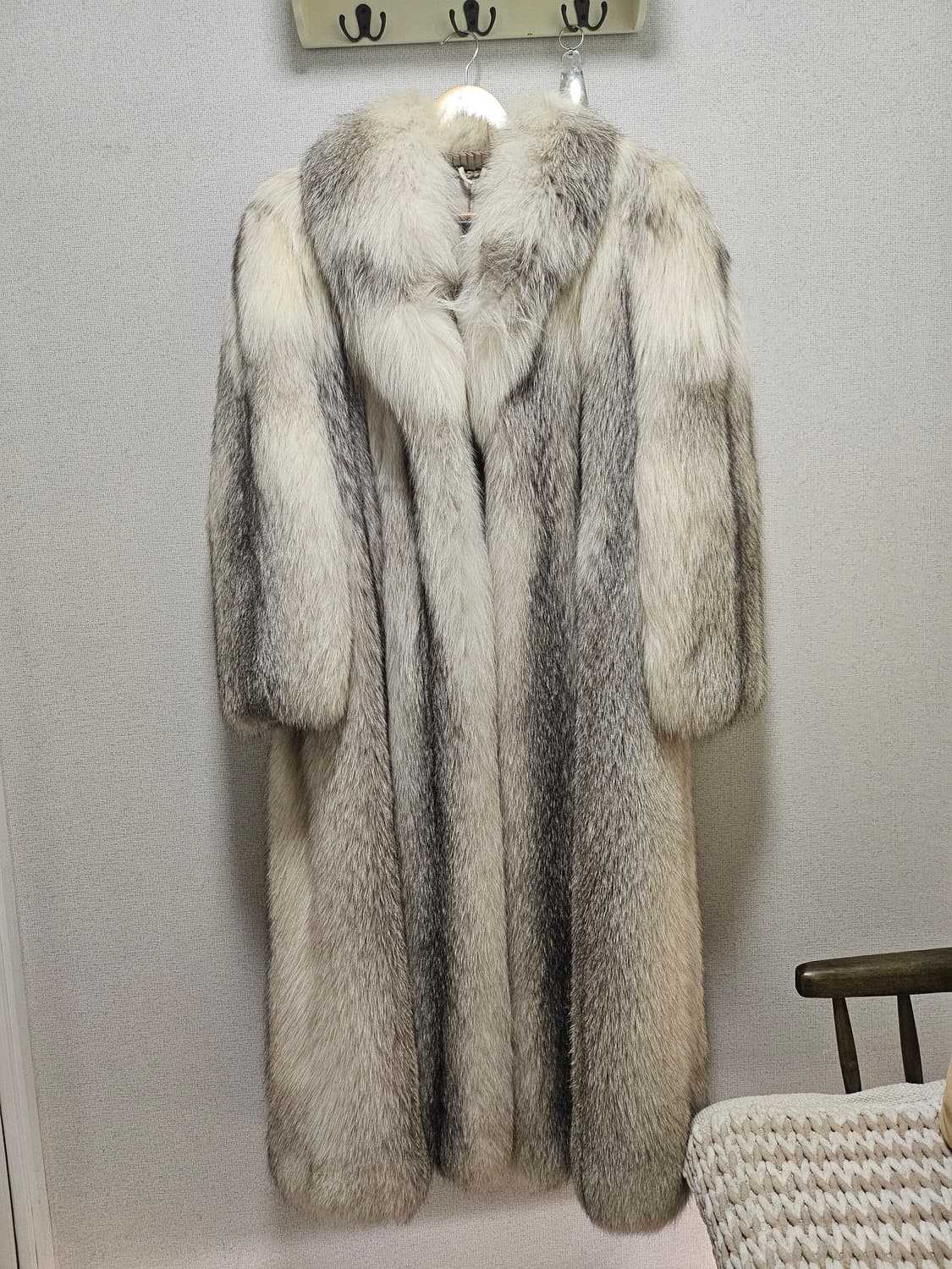 SAGA FOX 사가폭스 폭스퍼 롱코트 상품이미지1