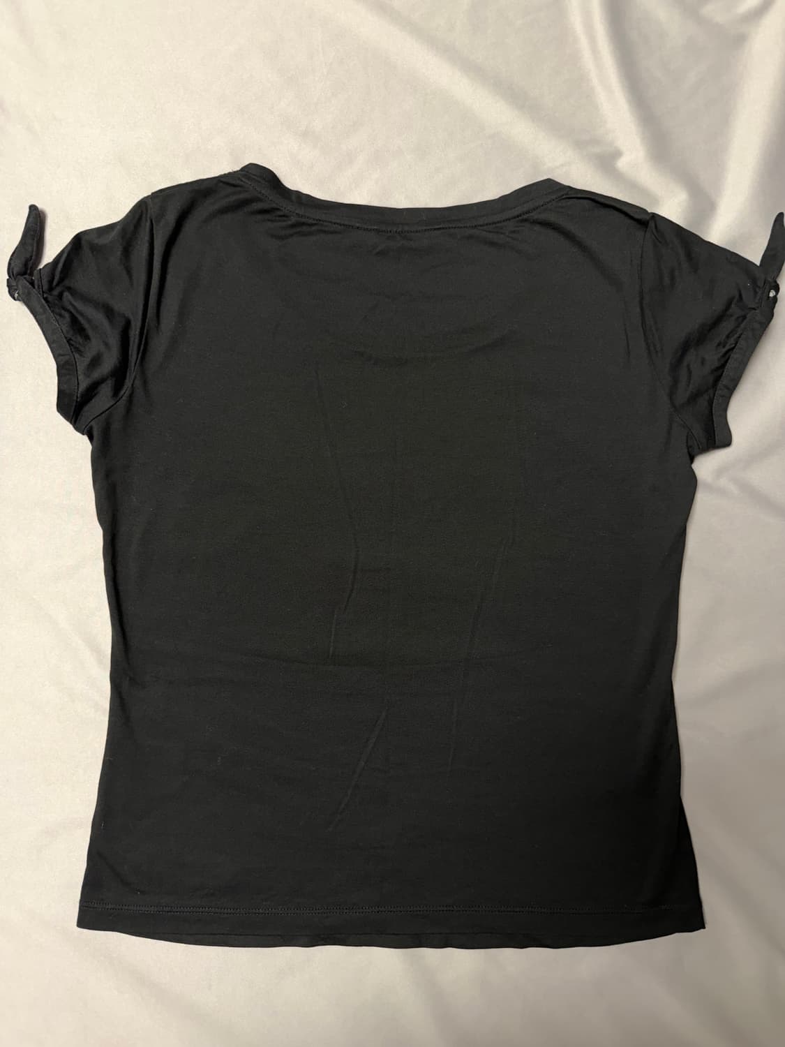 버버리 리본 티셔츠 + 프릴 스커트 코디 세트 상품이미지4