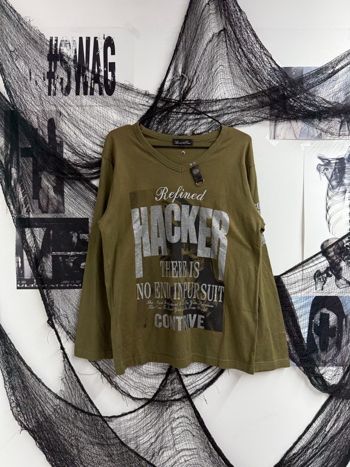 00s mood lettering detail longsleeve 상품이미지1
