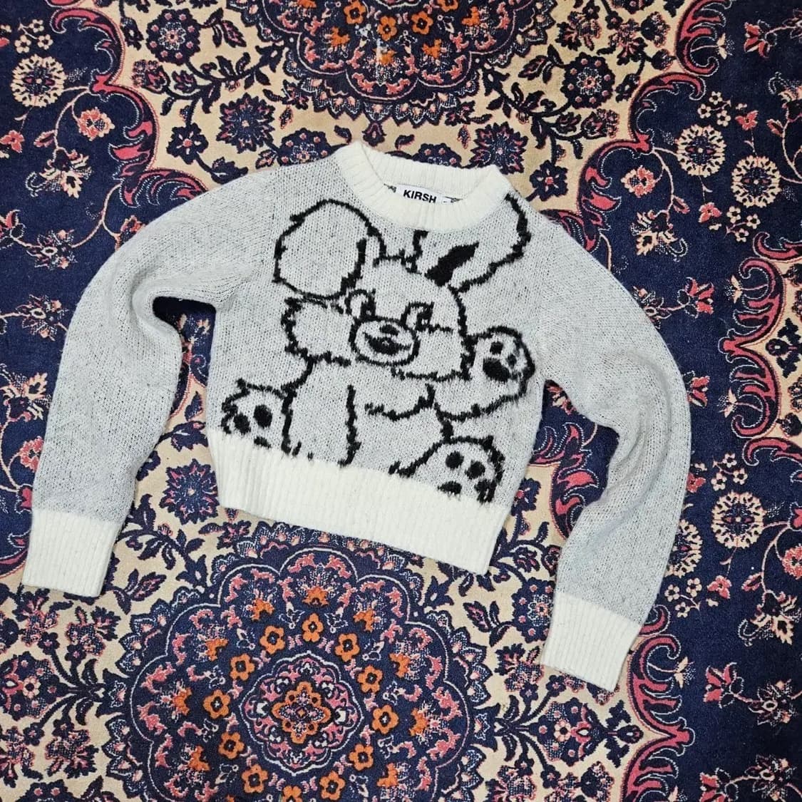 키르시(KIRSH) 21f 위티버니 크롭 니트 상품이미지1