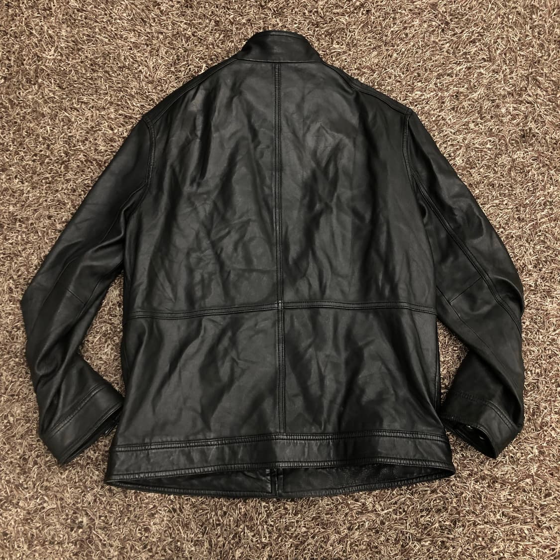 빈티지 양가죽 집업 레더 가죽 자켓 상품이미지4