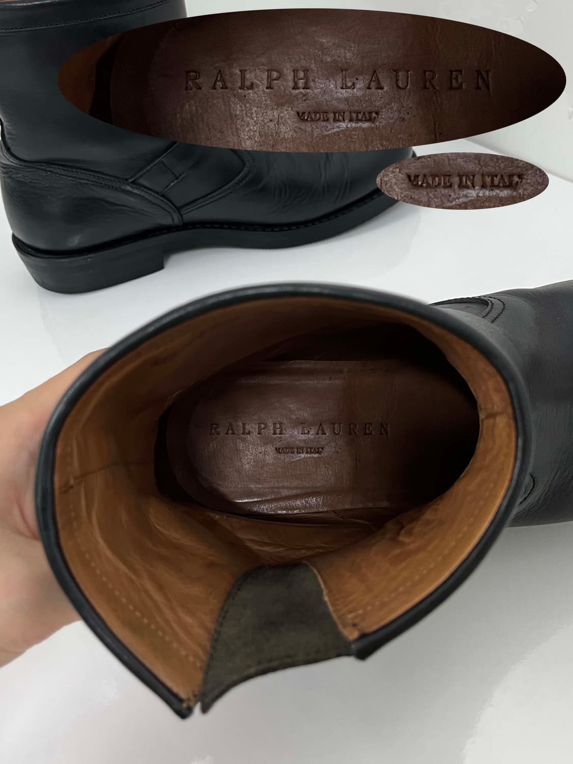 폴로 랄프로렌 이태리 카우하이드 엔지니어 부츠 9D 상품이미지7