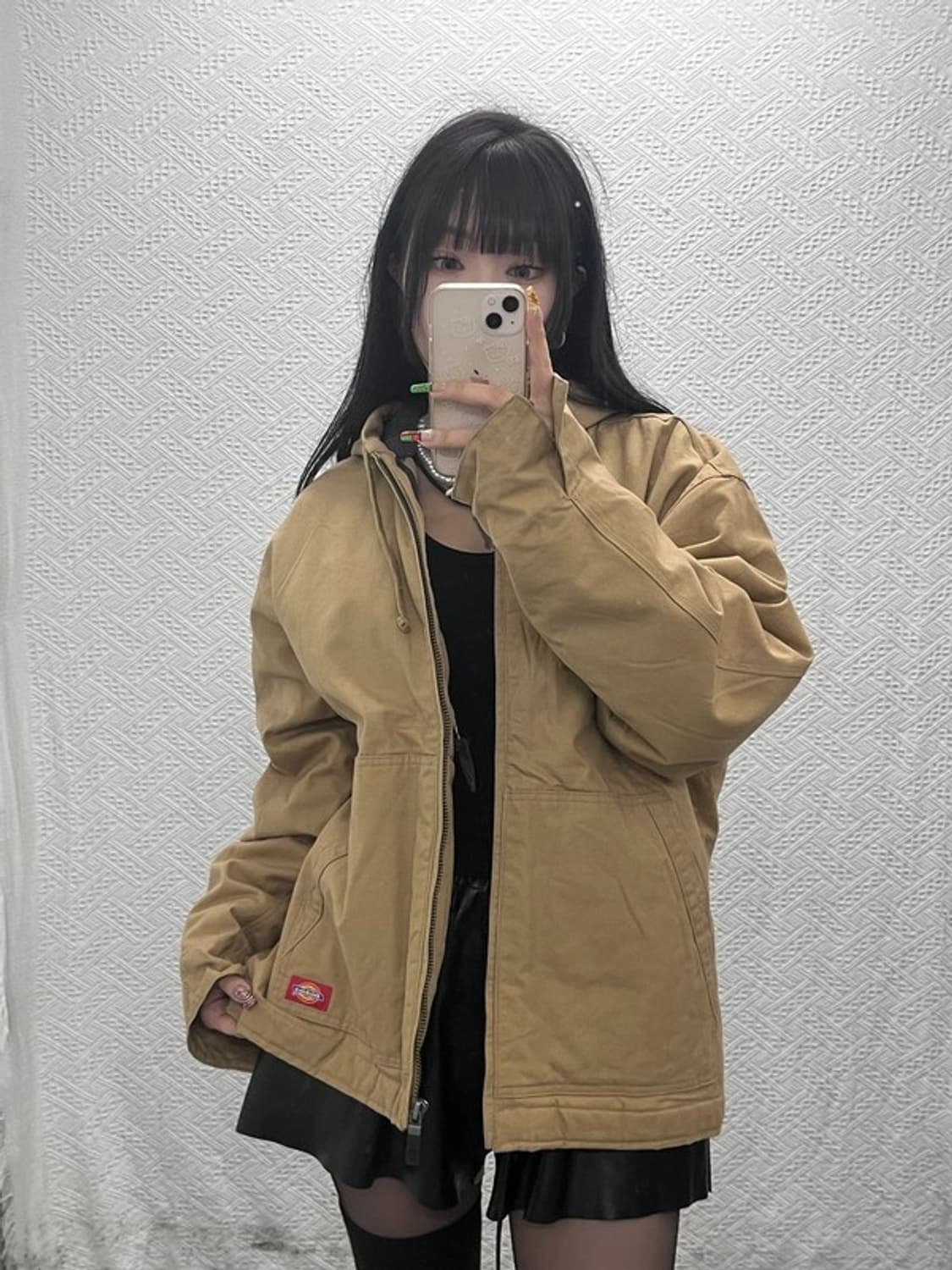 디키즈 덕액티브 빈티지 트러커 워크 후드 자켓 L C09529 상품이미지1