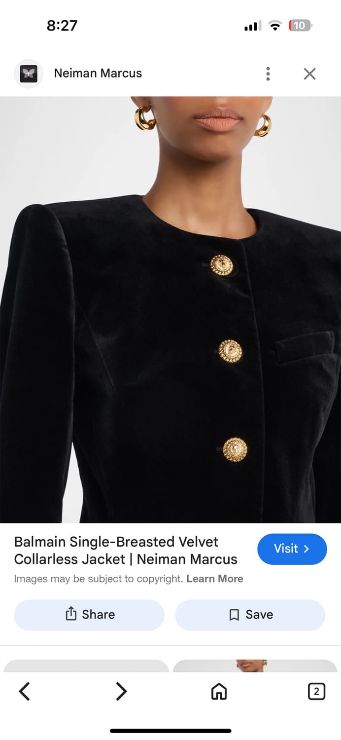 JPN 빈티지 일본 트위드 벨벳 자켓 상품이미지9