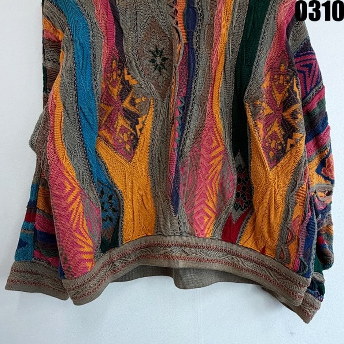 쿠지 케이블 니트 100 0310 상품이미지6