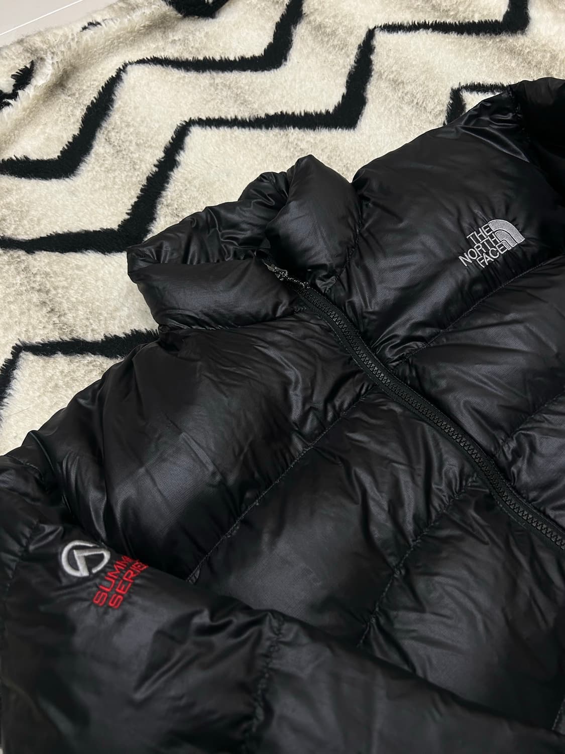 [XL]노스페이스 아콘카구아 써밋시리즈 경량패딩/블랙 상품이미지1