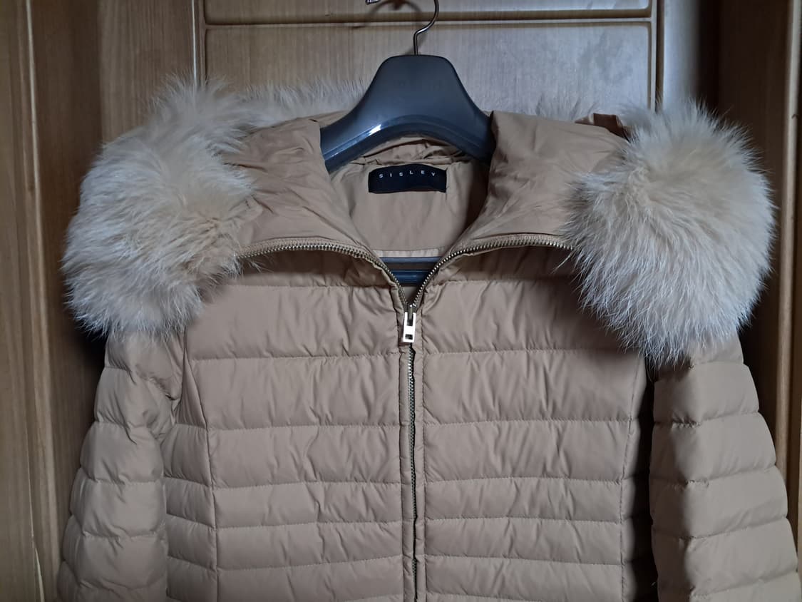 시슬리 폭스퍼 롱패딩 42 상품이미지4