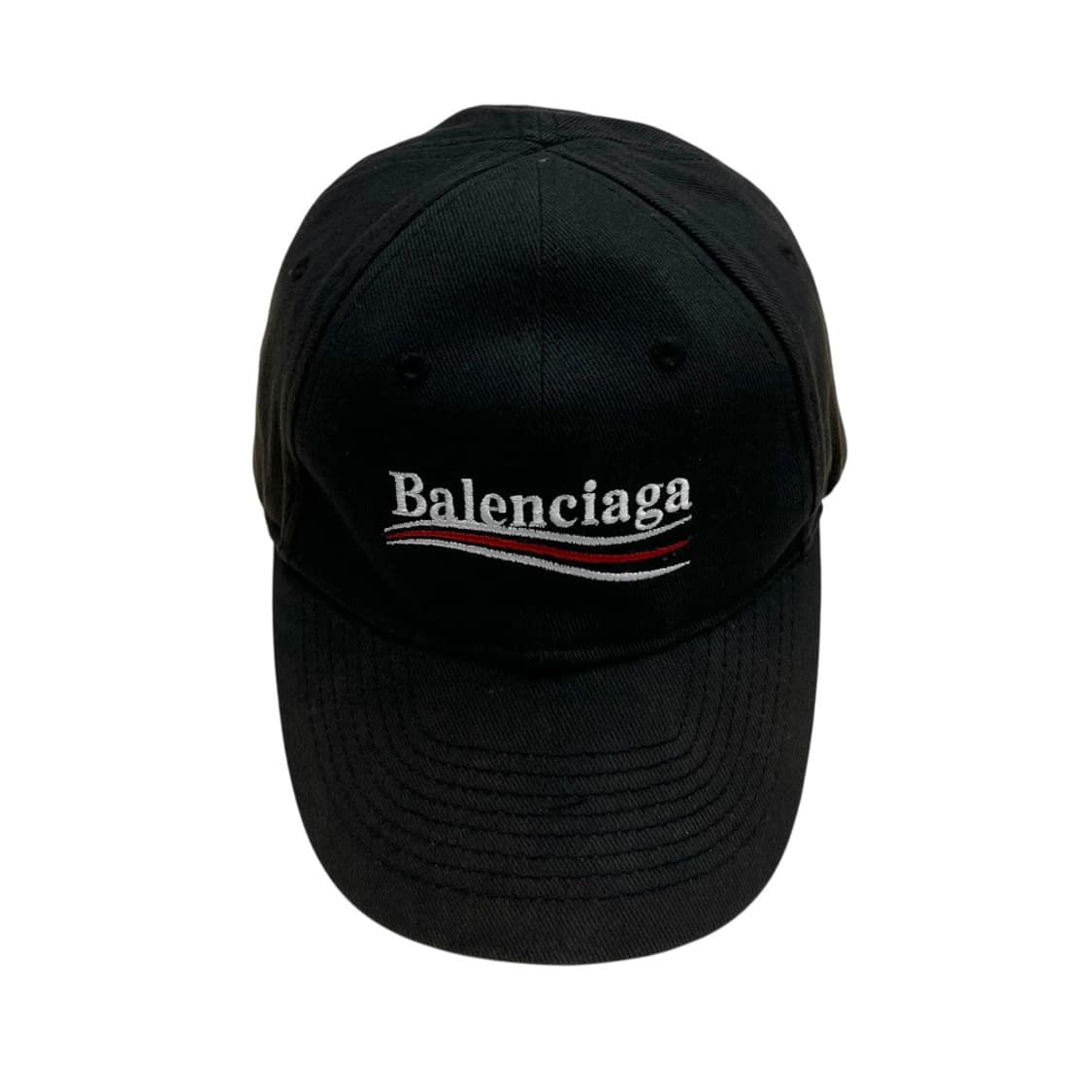 발렌시아가 웨이브 블랙 볼캡 상품이미지4