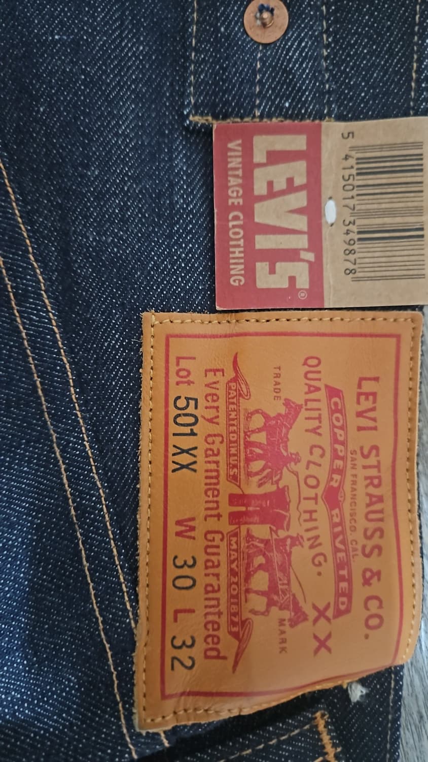 리바이스 LVC 1922 501 리지드 USA 콘밀 30X32 상품이미지6