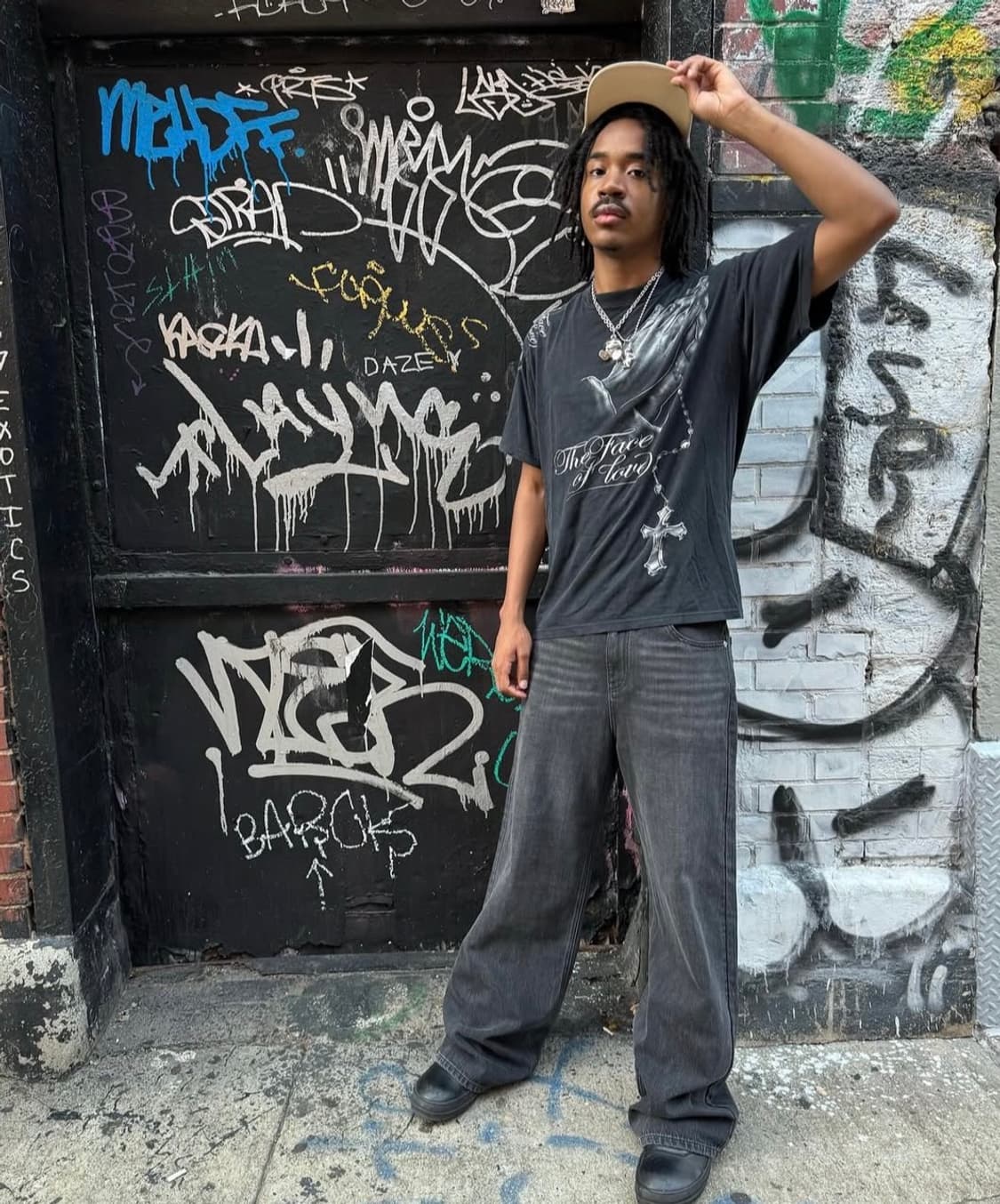 zicmade / 와이드 레그 데님 블랙 / 30 상품이미지2