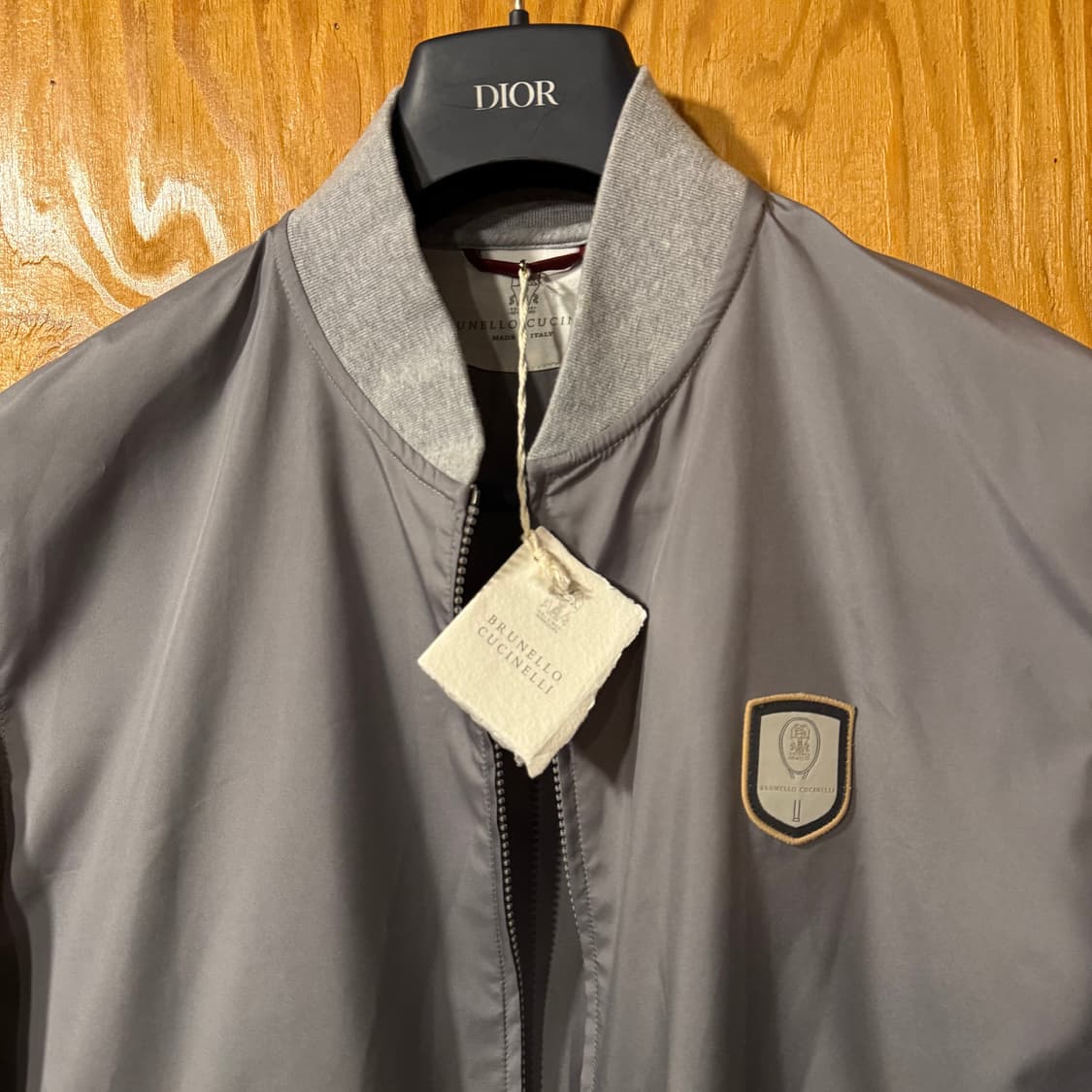 브루넬로 쿠치넬리 2025 S/S 블루종 자켓  상품이미지5