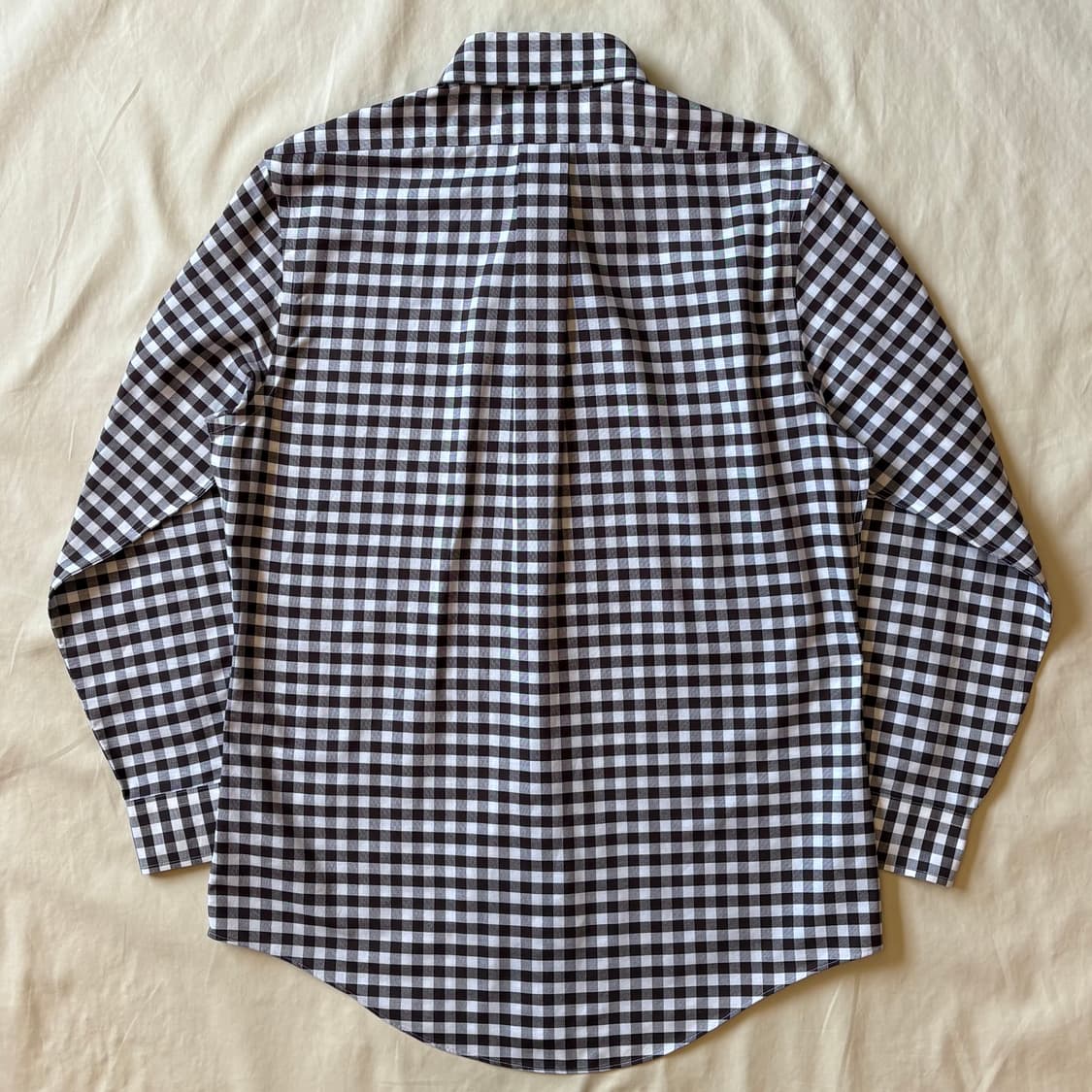 [M/100-102] Brooks Brothers 브라운 깅엄 체크 폴로 상품이미지7