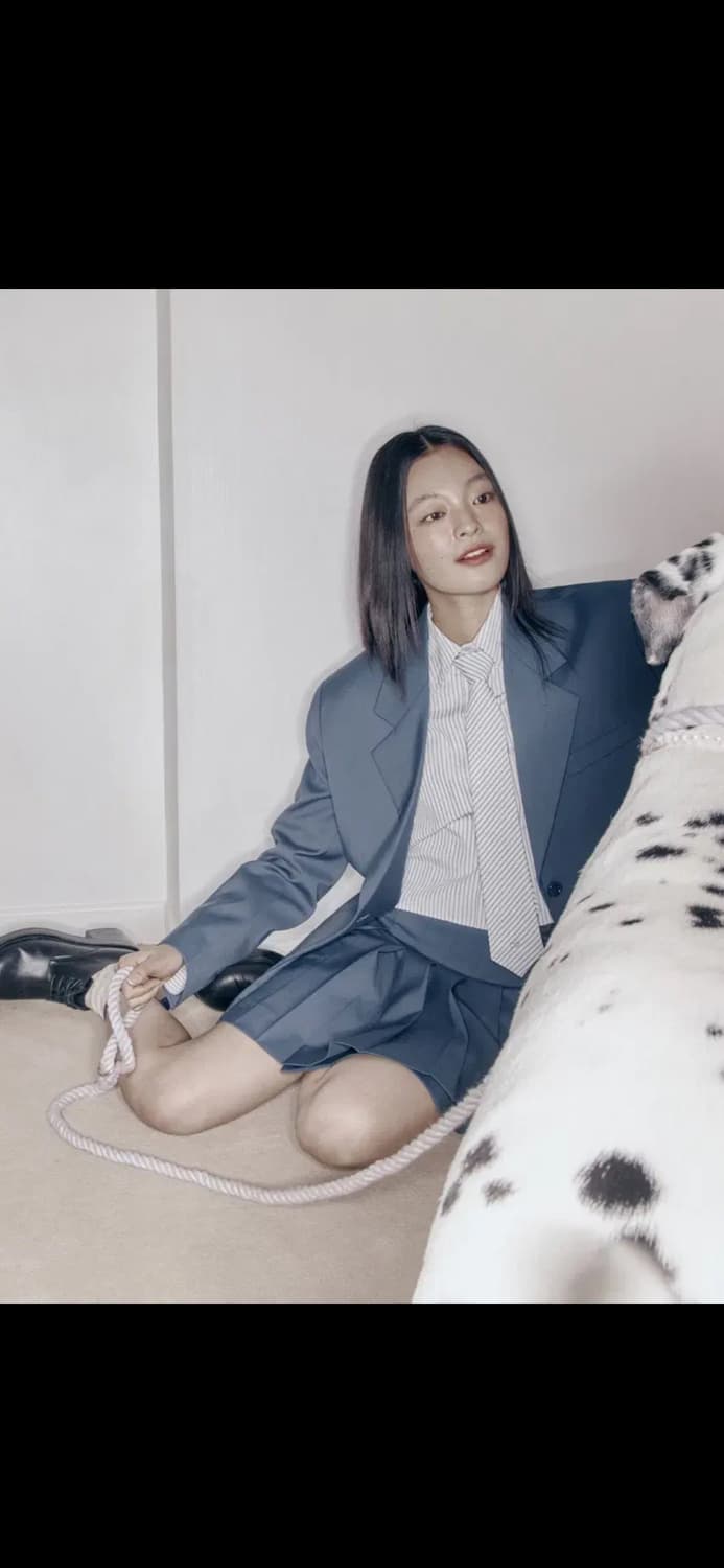 (셋업) 그로브 ethel jacket& plit skirt 상품이미지4