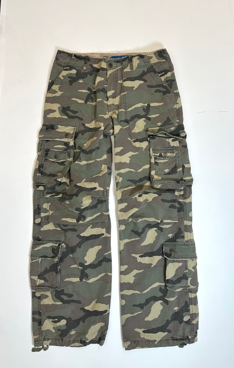 vintage washed camo cargo pants 상품이미지2