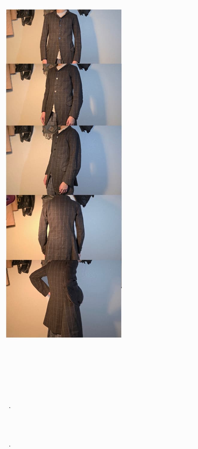 Christopher nemeth 3d check jacket 상품이미지1