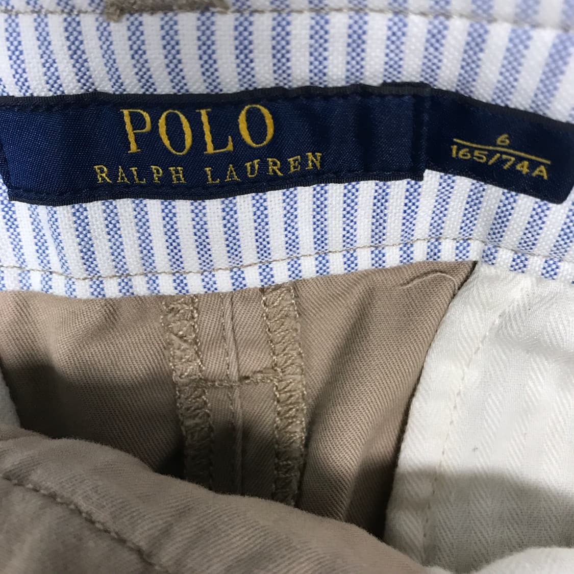 폴로 랄프로렌 베이지 치노 팬츠 6(W) 상품이미지6