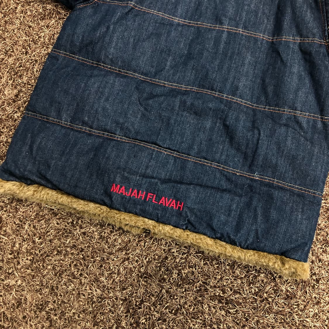 마자플라바 덕다운 데님 패딩 자켓 상품이미지4