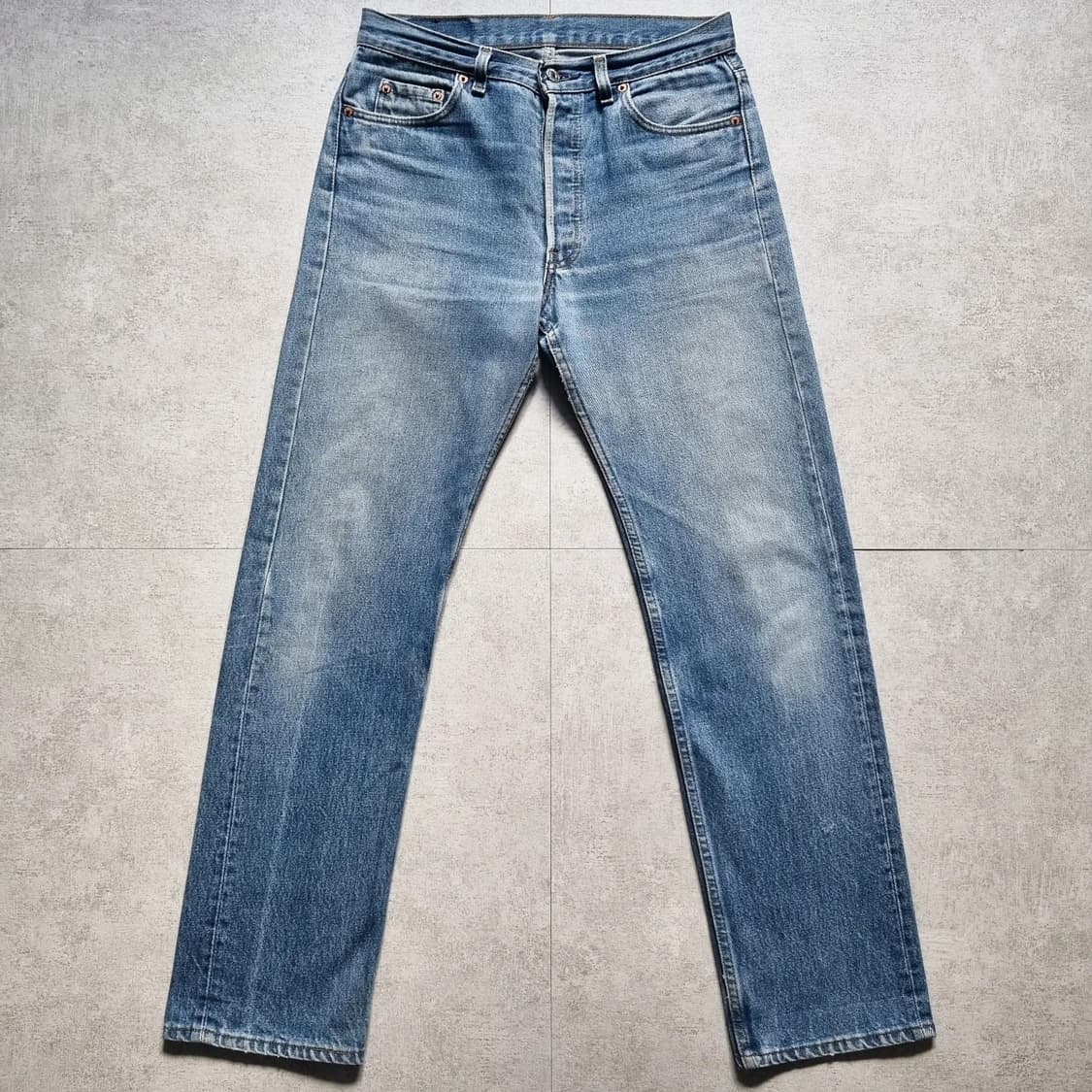 90s USA Levis 501 Red Font 31/32 상품이미지2