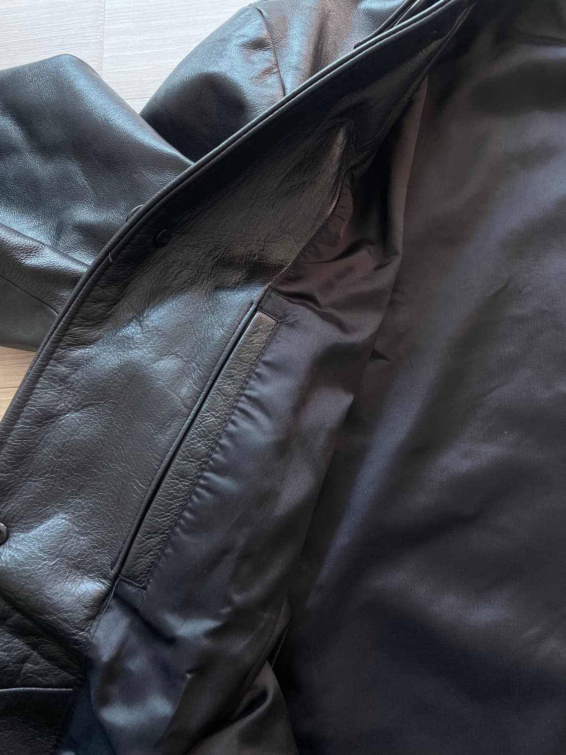 빈티지 바나나리퍼블릭 레더 카코트 상품이미지6