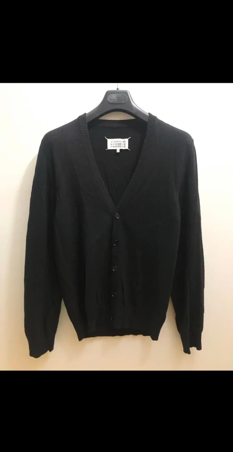 마르지엘라 엘보우패치 가디건 블랙 M 상품이미지1