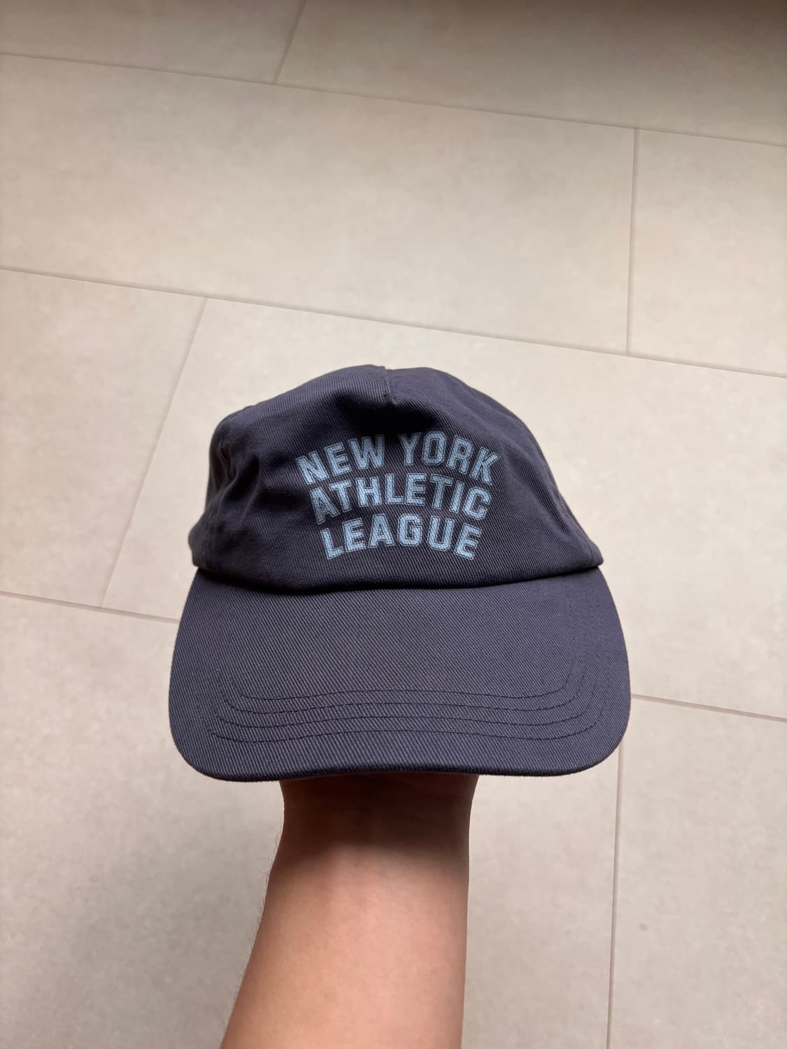 ZARA Faded Navy NY Athletic Cap 상품이미지2