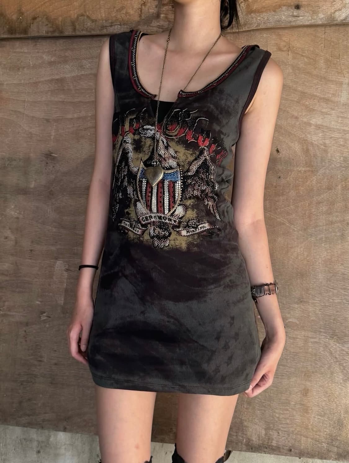 Gliter Detail Sleeveless 상품이미지2