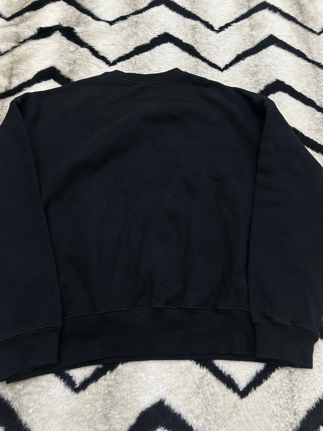 [Free]마르디메크르디 체커보드 맨투맨/블랙 상품이미지4