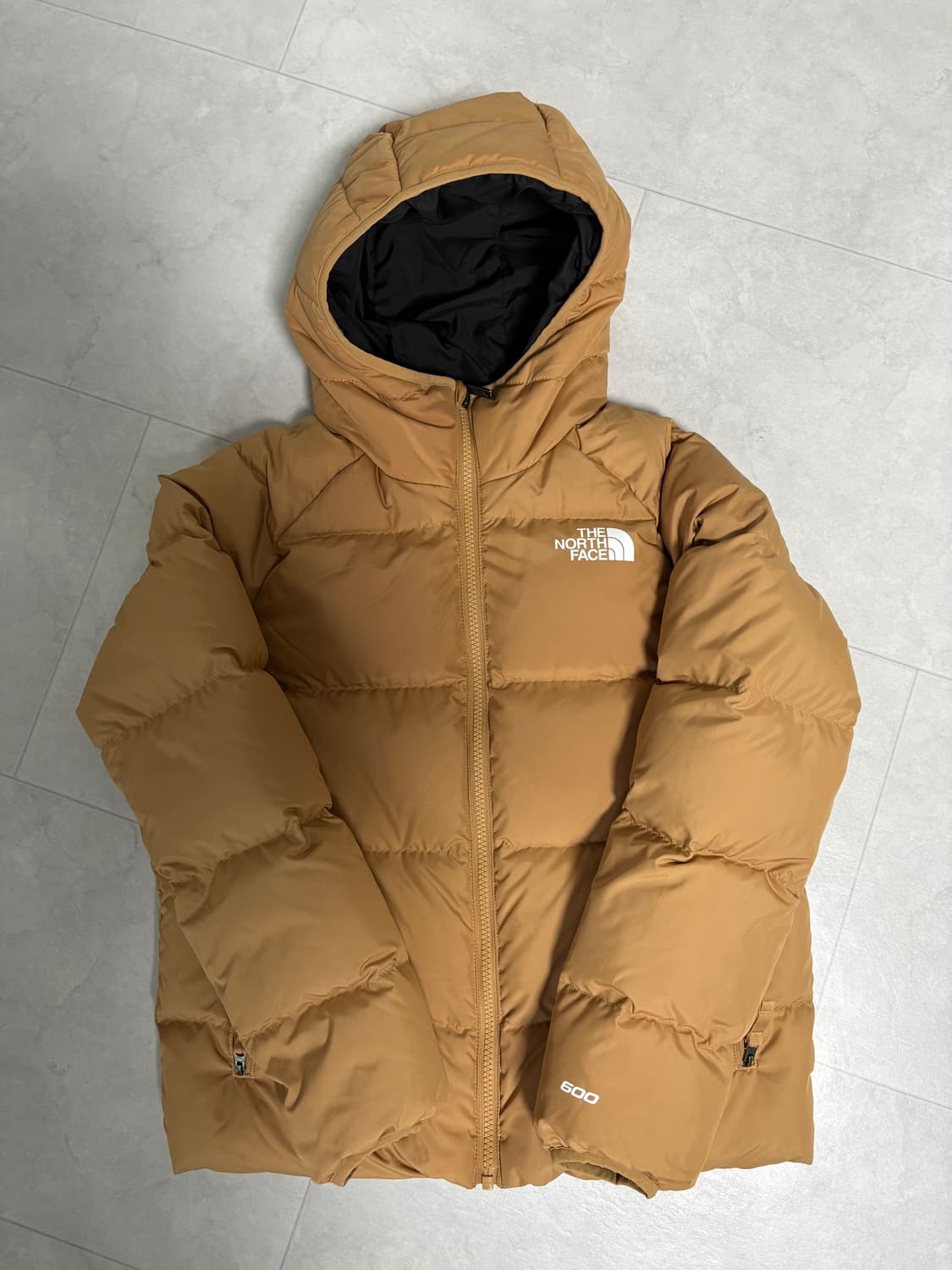 노스페이스 리버시블 패딩 600 브라운 상품이미지1