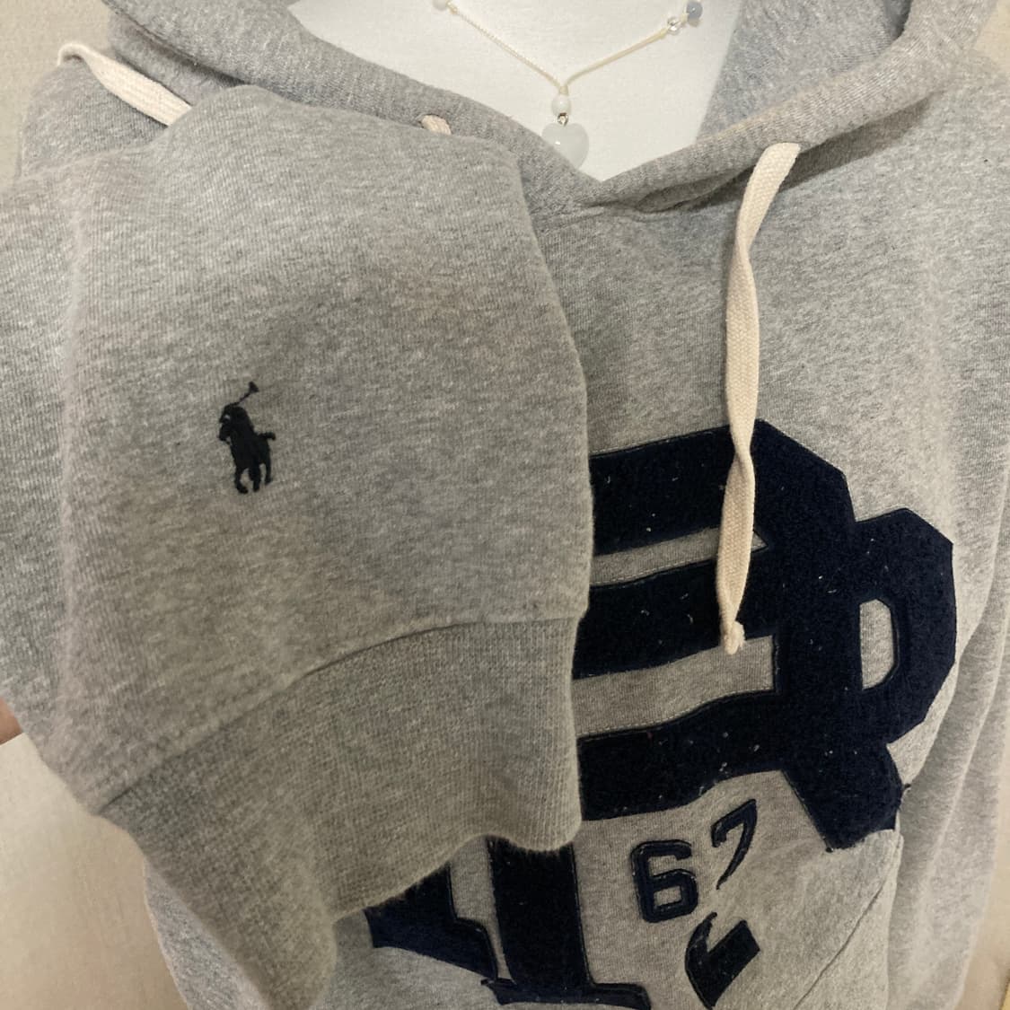 폴로 빅로고 후드티 L 상품이미지2