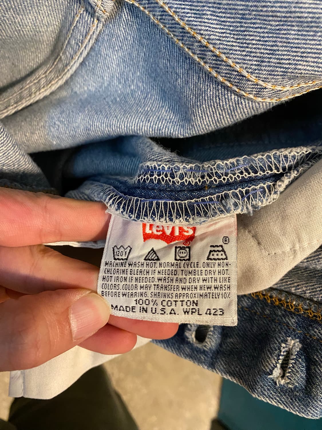 90S LEVI’S 501 USA 팬츠 35” 상품이미지8